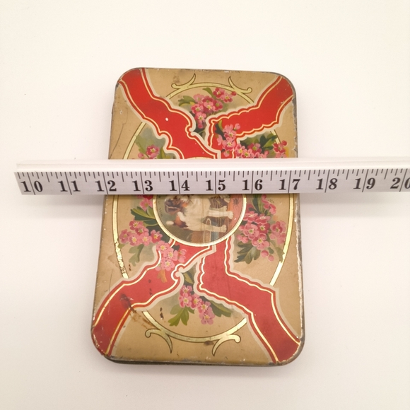 Antique 1910s "Will It Bite?" Puppy Dog Litho Tin | French Modèle Déposé - Picture 7 of 8